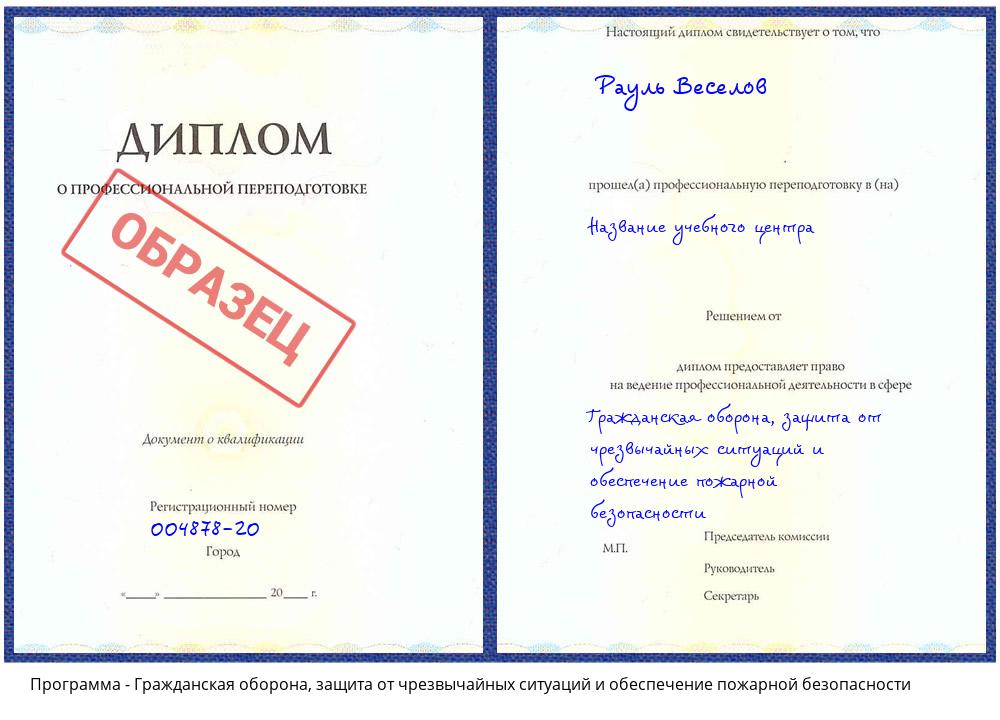 Гражданская оборона, защита от чрезвычайных ситуаций и обеспечение пожарной безопасности Нижнекамск