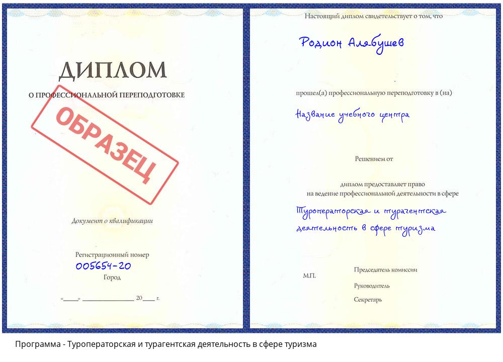Туроператорская и турагентская деятельность в сфере туризма Нижнекамск